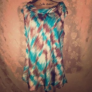 Signature by Larry Levine Silky Sleeveless Blouse